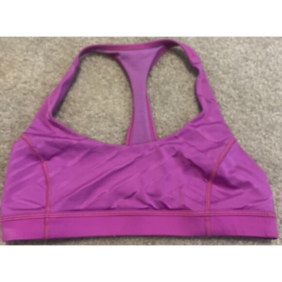 LULULEMON Women's Hot Like Agni Sports Bra Athletic Wear Yoga Gym Pink Size 8 - Picture 4 of 7